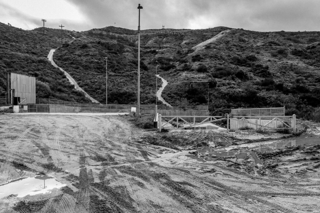 Smugglers Gulch collection pond.