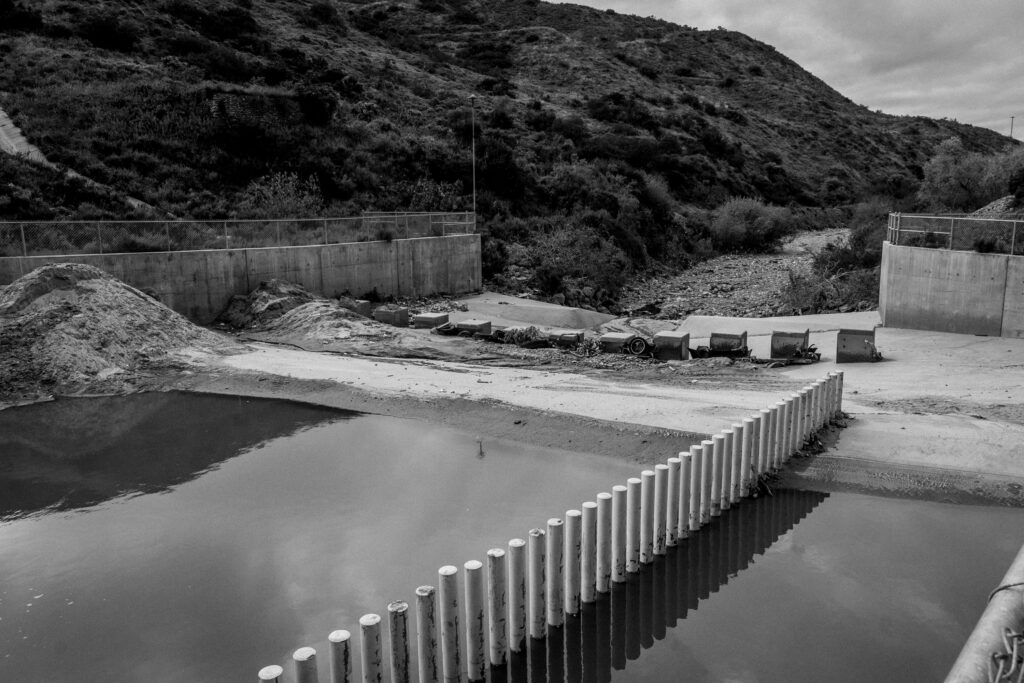 Smugglers Gulch collection pond.